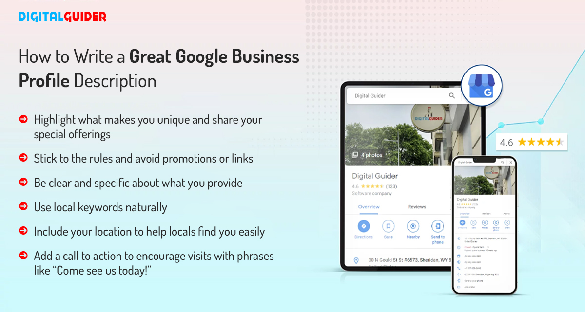 tips for writing GBP description