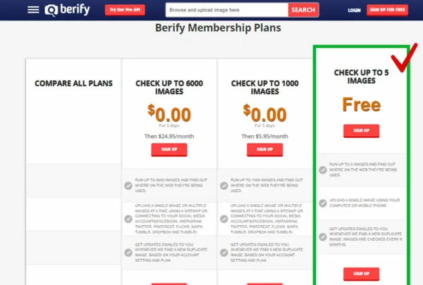 Berify package for Reverse Video Search
