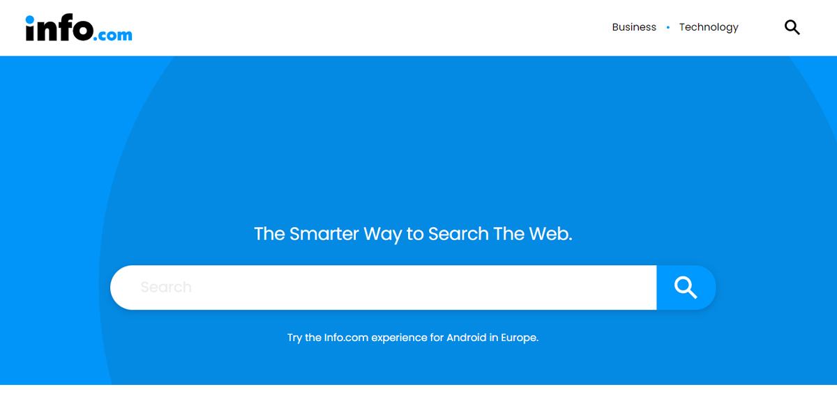 Info.com Search Engine