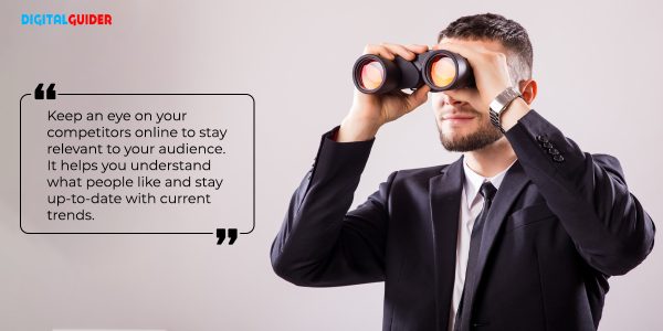 Person seeing through binoculars