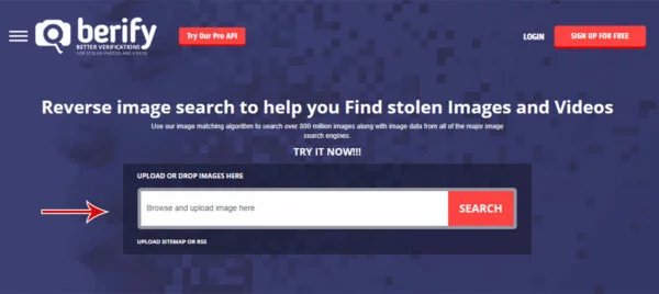 Reverse Video Search Using Berify