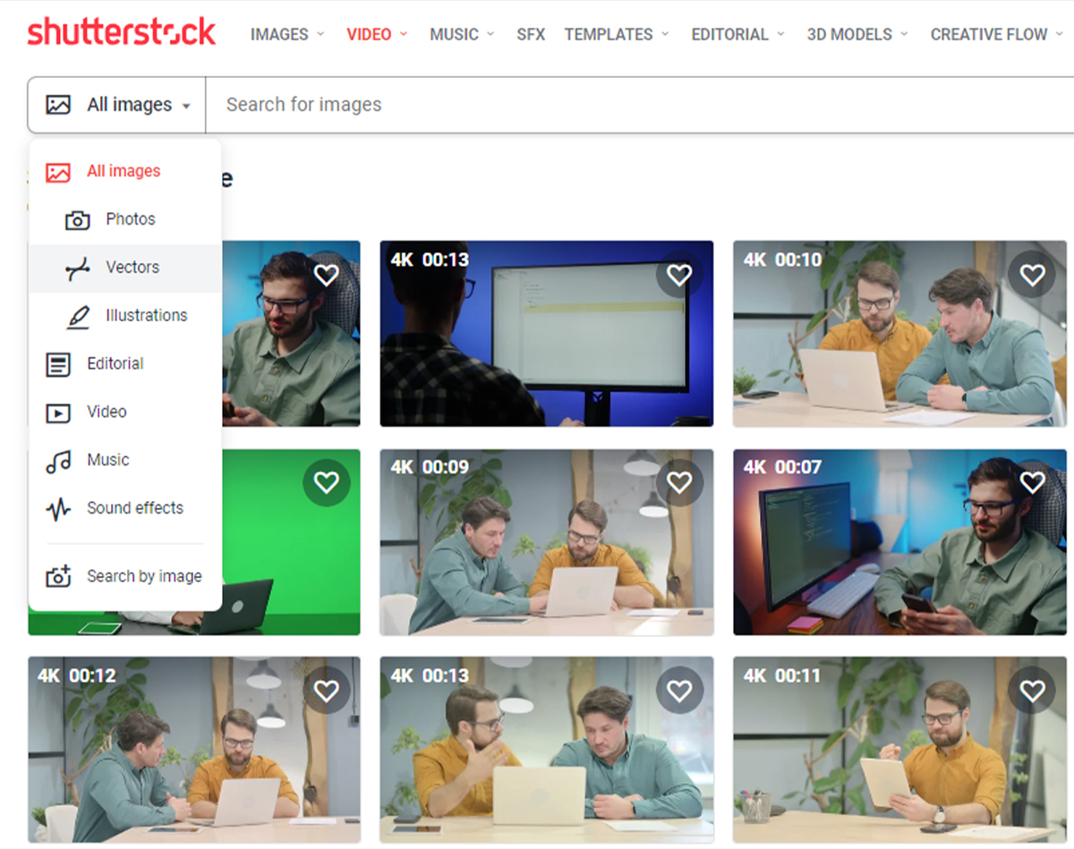 Reverse Video Search Using Shutterstock final result
