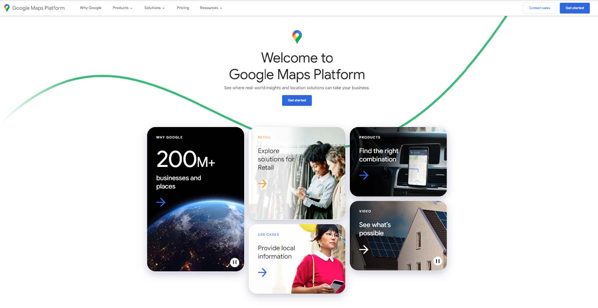 Google maps platform