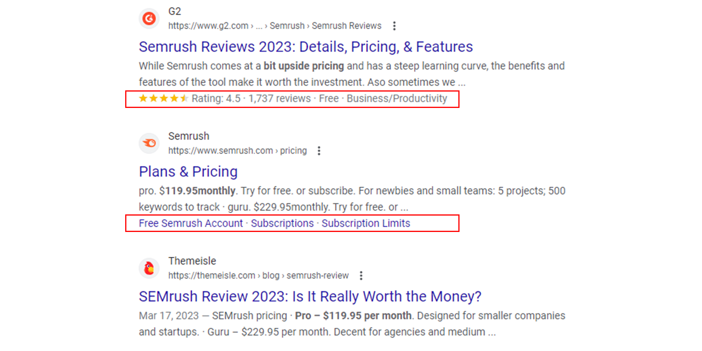 Rich Snippets