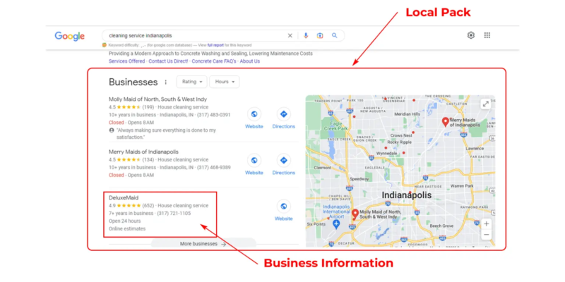 GMB-Local-Pack-results-with-business-information