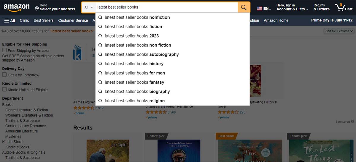 Amazon SEO keyword research