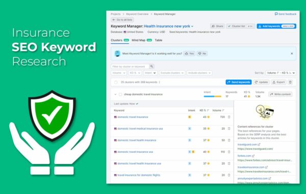 Insurance SEO Keyword Research