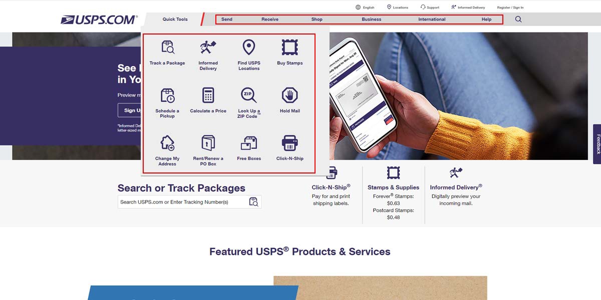 User-friendly logistics website User-friendly logistics website