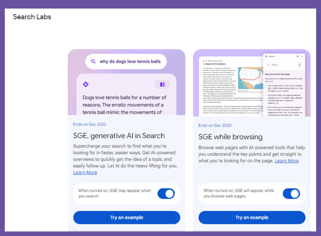 Google Search Generative Experience- Your Personal SERP - DG