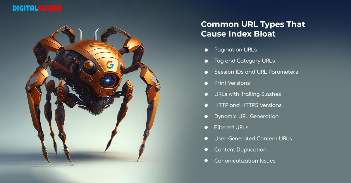 Common URL Types That Cause Index Bloat