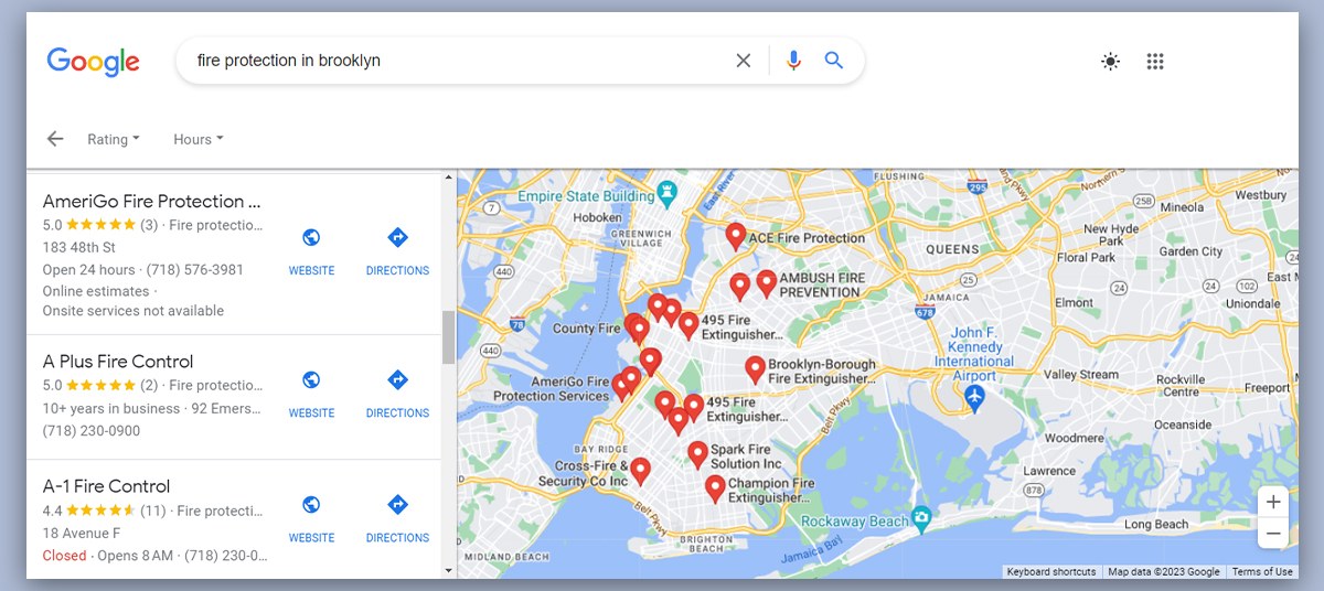 local pack results for fire proetection brooklyn local pack results for fire proetection brooklyn