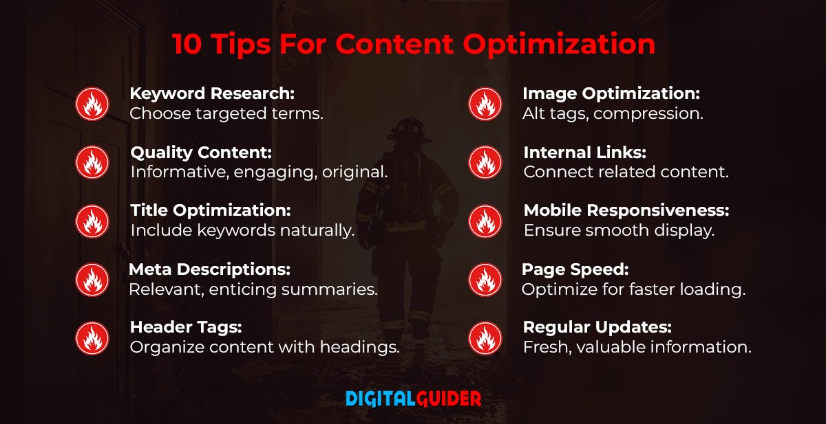 tips for website content optimization tips for website content optimization