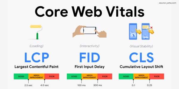 Displaing Core Web Vitals