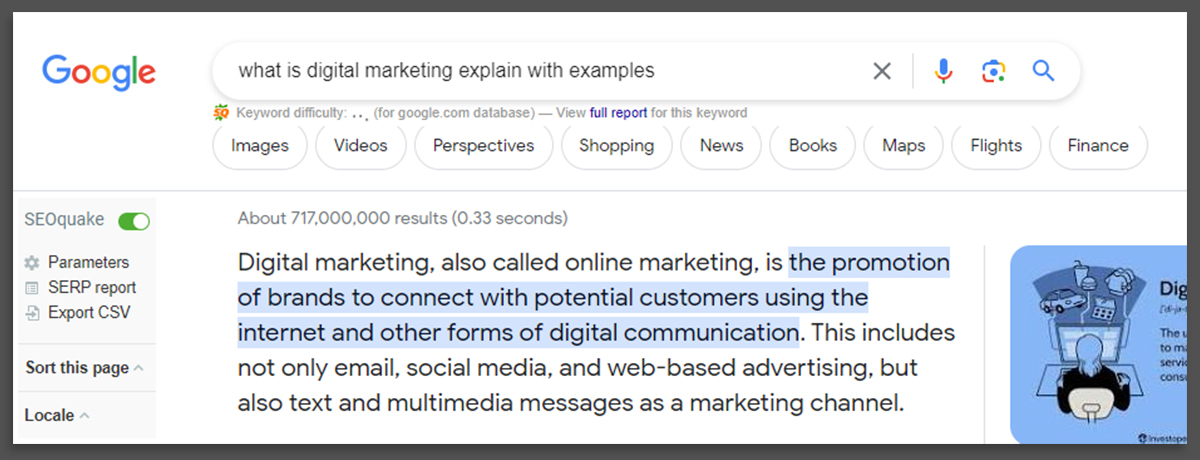 Featuring in Zero click searches digital marketing trends