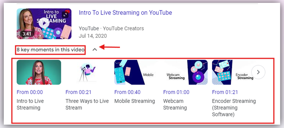 Video Object schema markup_