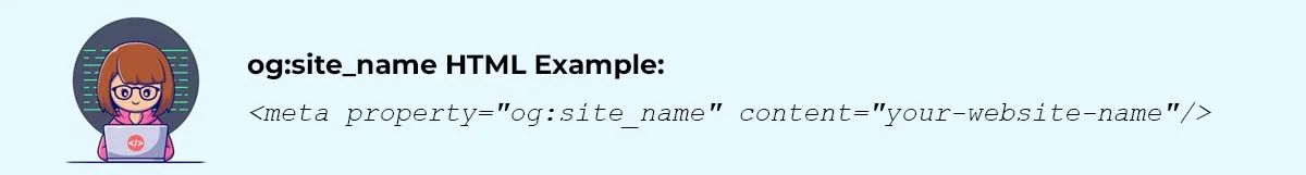 og_site_name HTML Example__