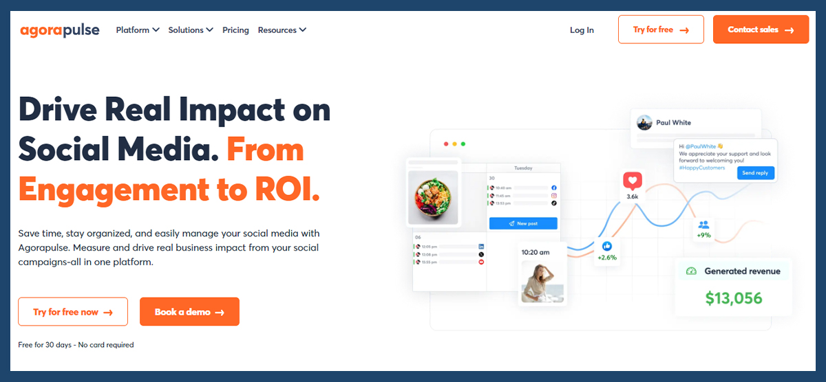 Agorapulse-social media management tool