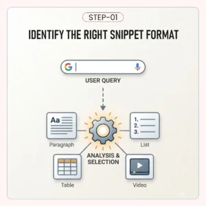 Choose the right featured snippet format 