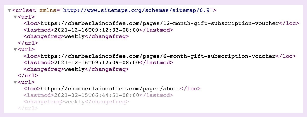 XML Sitemaps