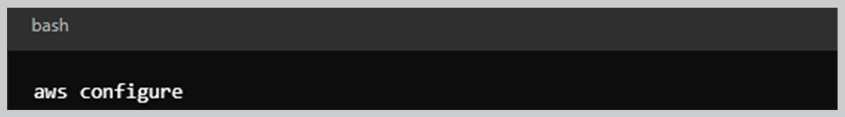 AWS Configure