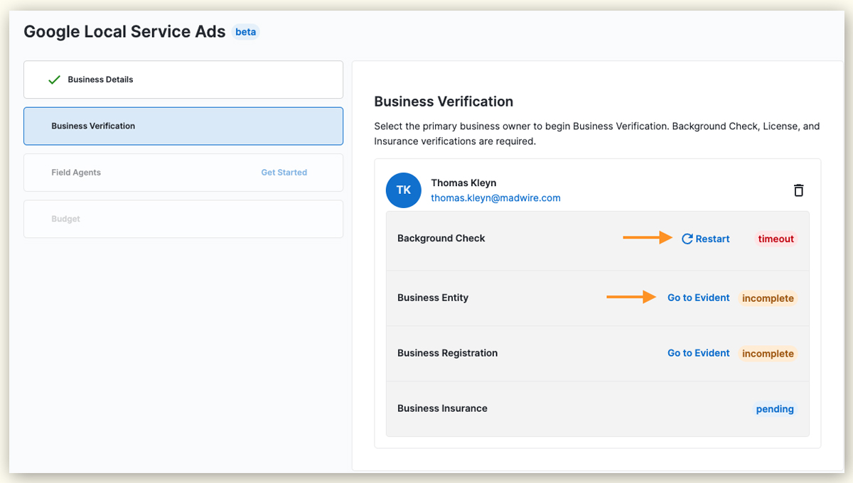 Google Local Business Ads Verification Process