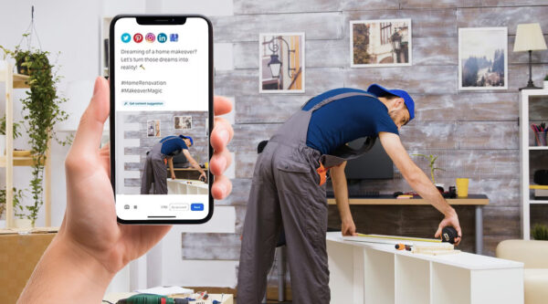 Social media marketing for home renovation