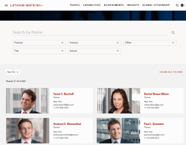 Attorney page sample