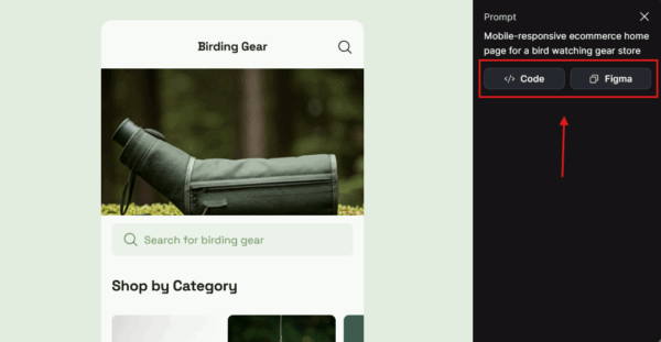 Export to Figma & Code in Google Stitch AI