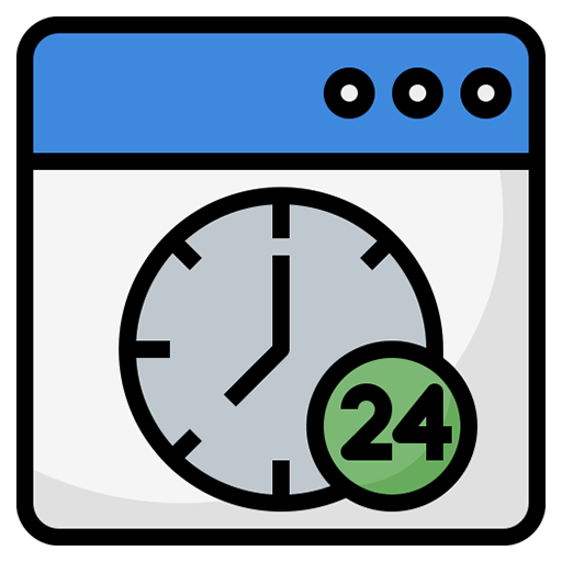 24 by 7 Website Availability