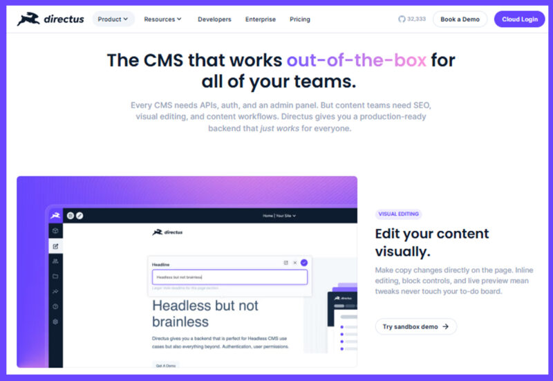 Directus - Headless CMS Example