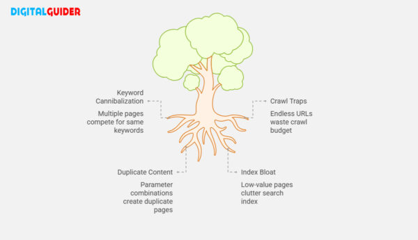 SEO problems caused by Facted Search