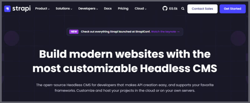 Strapi - Headless CMS Example