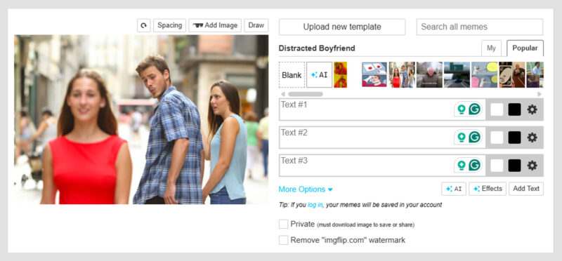 distracted boyfriend meme template
