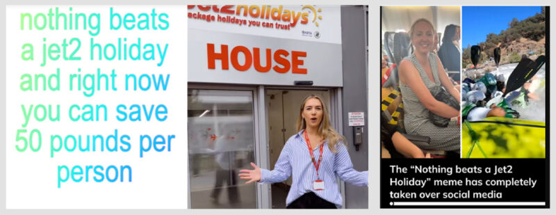 meme marketing moments of Jet2 holiday