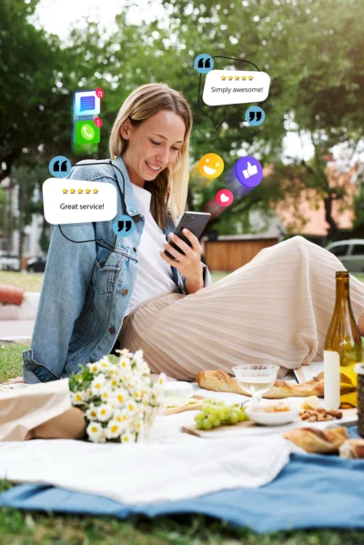 Convert your reviews into social posts