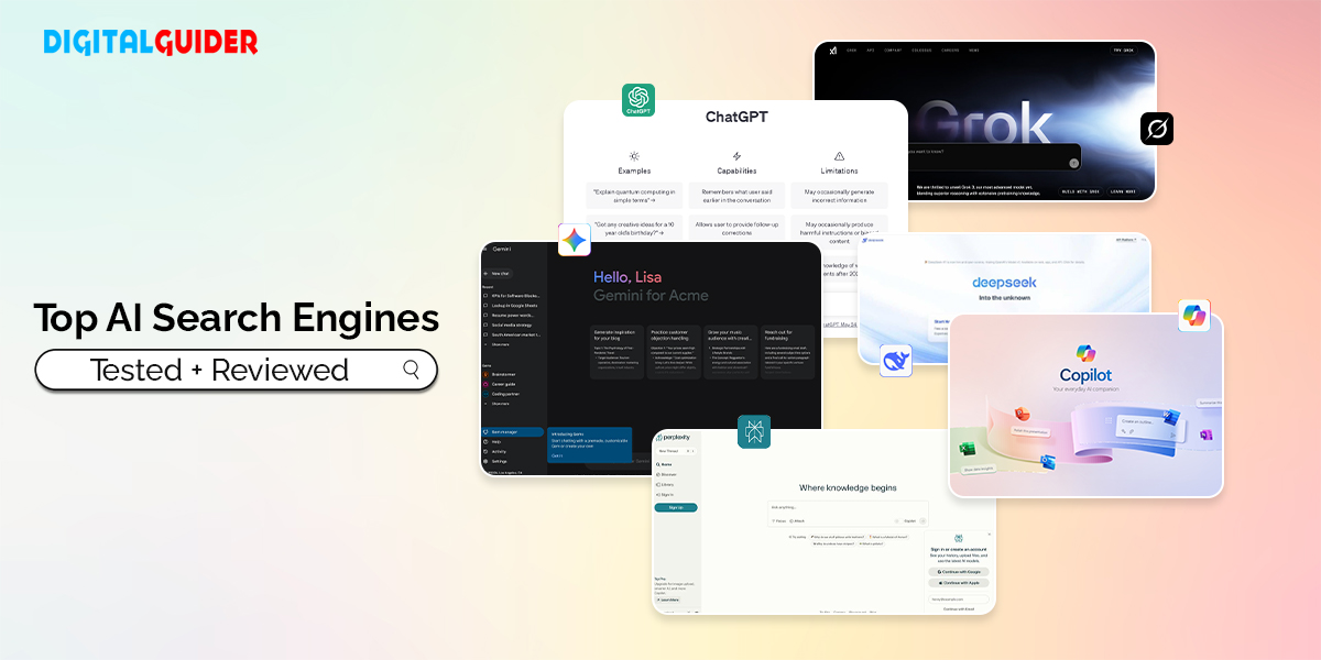 Top AI Search Engines (Tested + Reviewed)