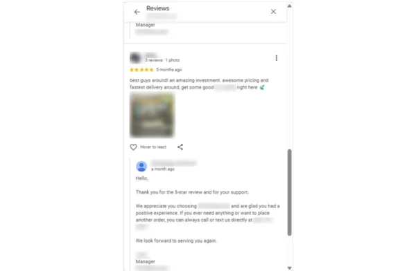 Earn Trust with Customer Reviews