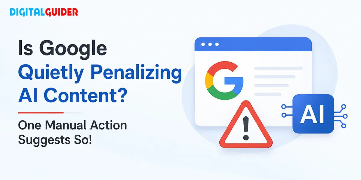 Is Google Quietly Penalizing AI Content? One Manual Action Suggests So!