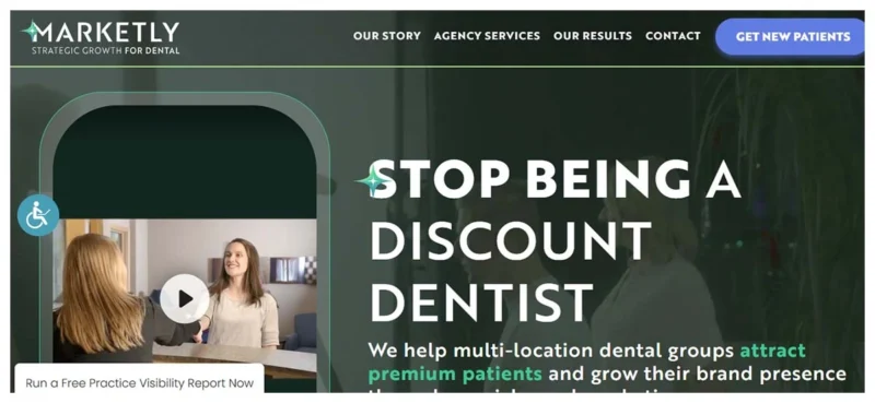 Marketly Digital homepage