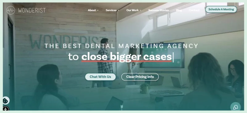 Wonderist Agency homepage